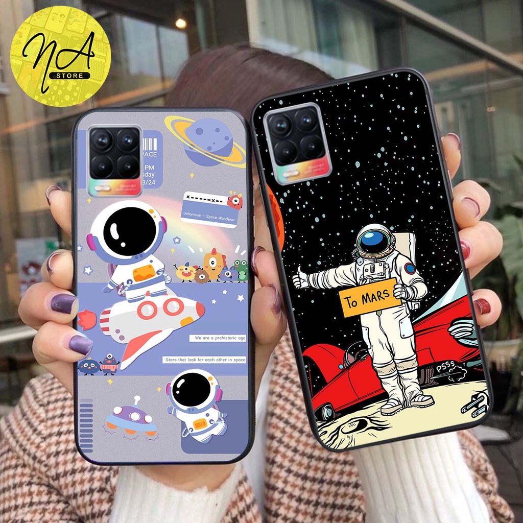 Ốp lưng điện thoại Oppo realme 8 - realme 8 pro in hình nhà phi hành gia cực hot 2022