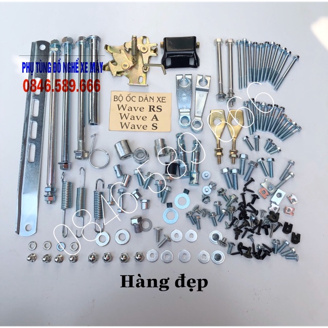 Bộ Ốc Vào Xe Wave Rs Wave A Wave S Hàng Đẹp Trọng Đại Xe Máy