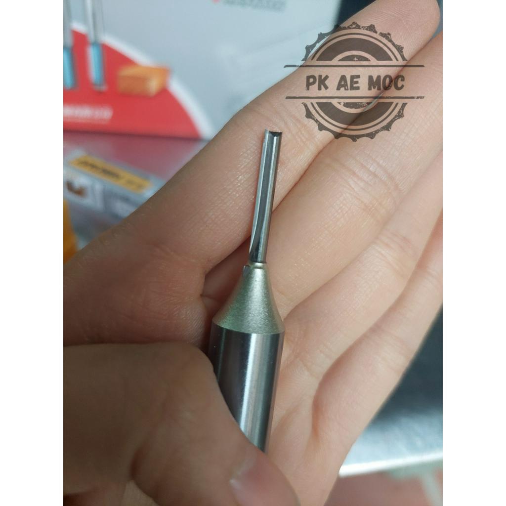Mũi dao phay gỗ CNC 3mm chính hãng Arden Size 1/2*3*20mm