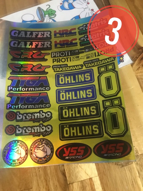 Tem Decal Logo Nhôm Xước Nguyên Tấm