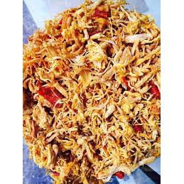 1 KG KHÔ GÀ XÉ CAY KHÔNG LÁ CHANH | BigBuy360 - bigbuy360.vn