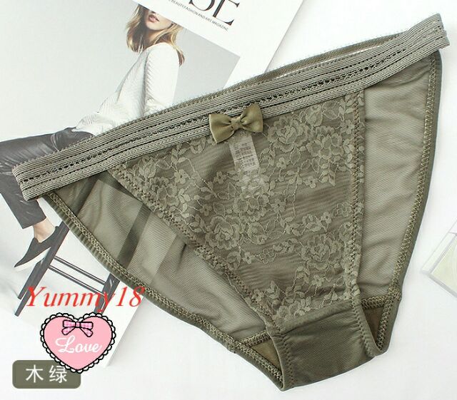 Quần chip ren sexy mềm bóng mịn C50
