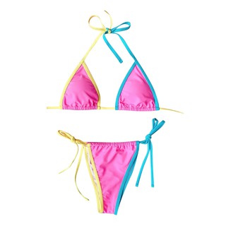 【niaorenmall.vn】Bikini Phối Dây Có Đệm Mút Gợi Cảm