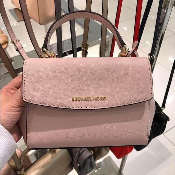 Túi Michael Kors Ava Black hồng Soft Pink Size XS