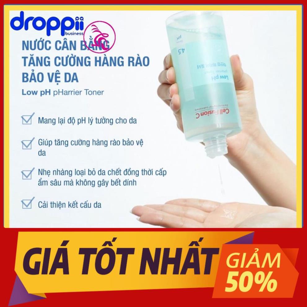 SALE KHÔ MÁU Nước cân bằng PH thấp, tăng cường hàng rào bảo vệ da- Low pH pHarrier Toner - Cell Fusion C Expert