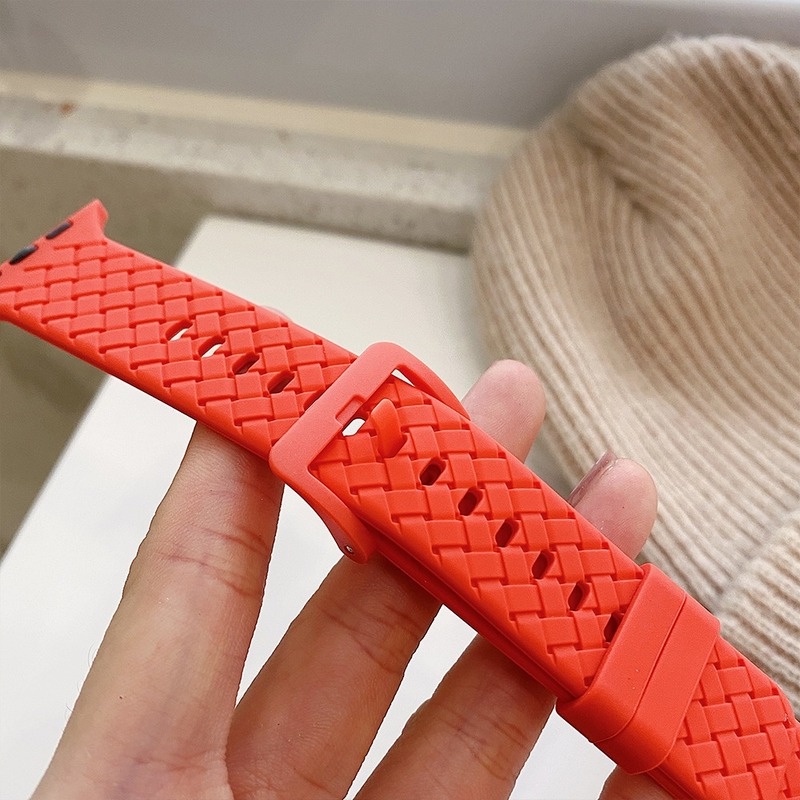 Dây Đeo Thay Thế Bằng Silicone Cho iWatch Series 7 6 SE 5 4 Ultra 8 49mm 44mm 40mm 45mm 41mm 42mm38mm