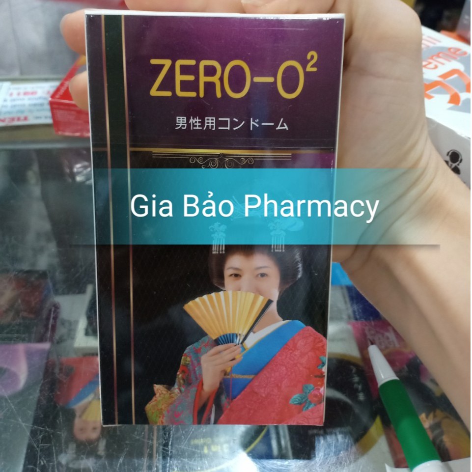 Bao cao su ZERO O2 12 chiếc cho cảm xúc thăng hoa