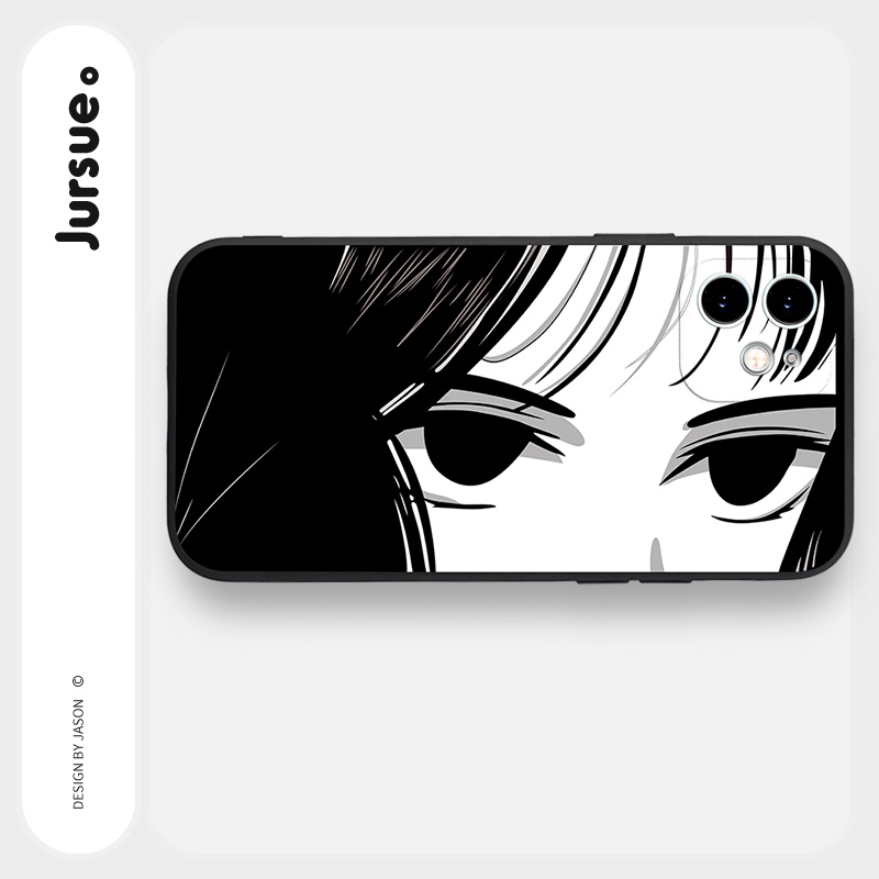 Ốp lưng JURSUE chống bẩn hoạt hình dễ thương đẹp cho iPhone 13 12 11 Pro Max SE 2020 X XR XS ip 8 7 6 6S Plus kute Y1682