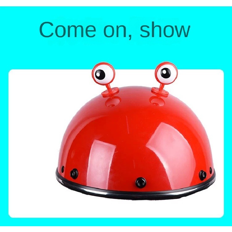 Bộ 2 Miếng Dán Trang Trí Xe Đạp / Mô Tô Hình Đôi Mắt Hoạt Hình Dễ Thương