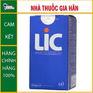 LIC hộp 60 VIên - Viên Uống Giảm Cân Tan Mỡ Của Mỹ - Gia Hân