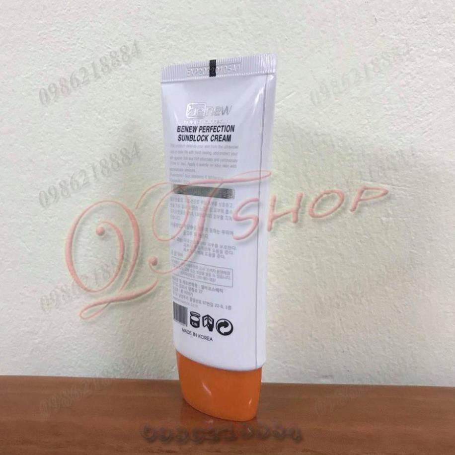 Kem chống nắng dưỡng trắng Benew Hàn Quốc Perfect Sunblock PS85