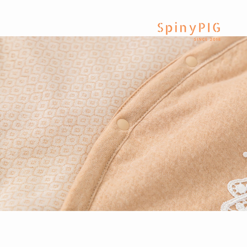 Bộ body cho bé 0-2 tuổi trần bông sát nách 100% cotton hữu cơ tự nhiên không chất tẩy nhuộm dày dặn cho mùa đông