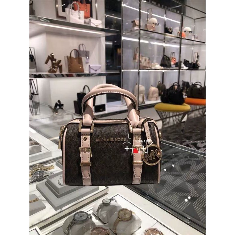 túi xách đeo chéo nữ da thật Michael Kors Bedford mini