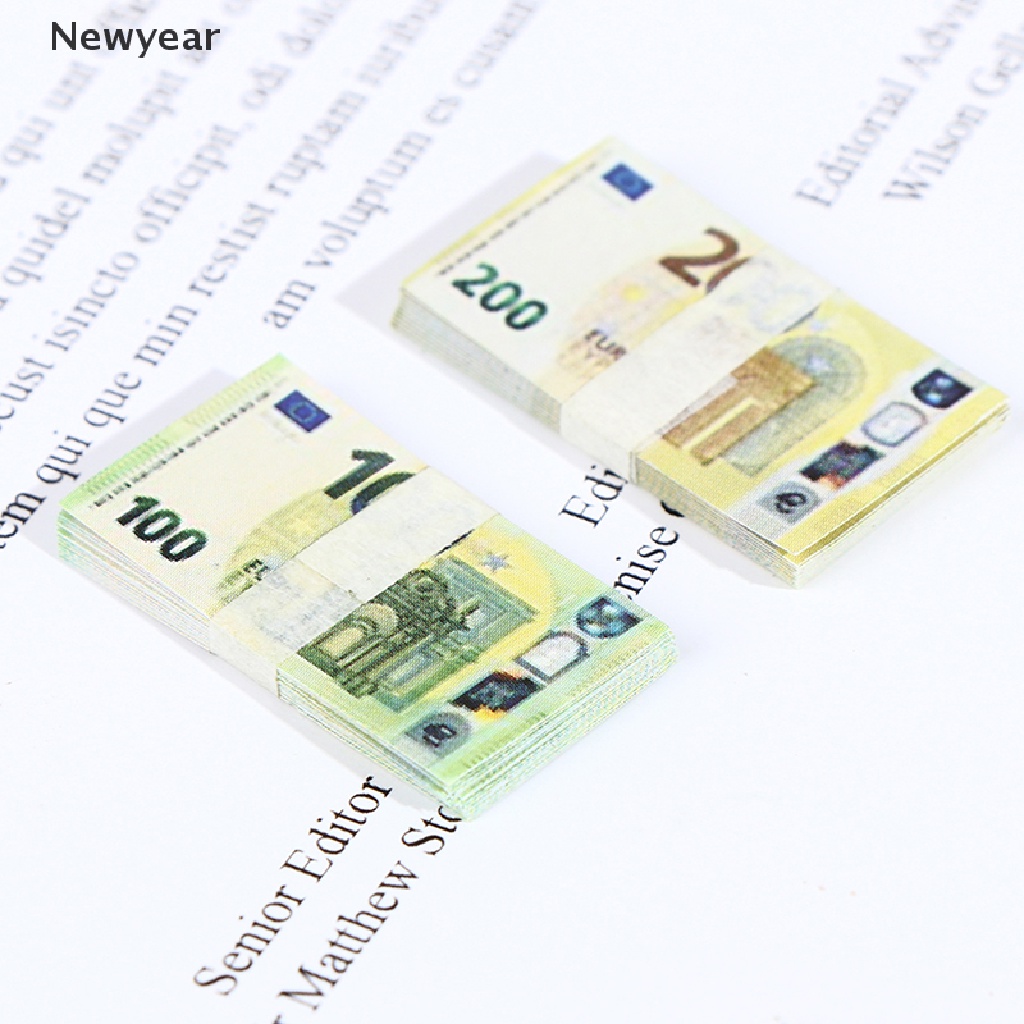 Set 20 Mô Hình Ngân Hàng Châu Âu Mini Đồ Chơi Cho Nhà Búp Bê