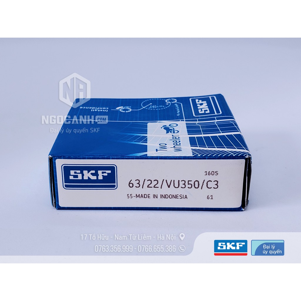 Bạc đạn xe máy SKF 63/22/VU350/C3