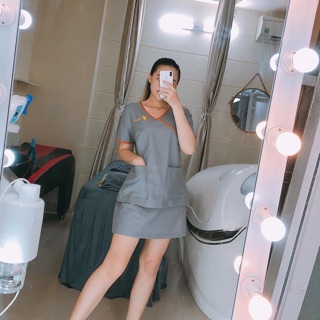 Đồng phục spa cotton lạnh loại 1