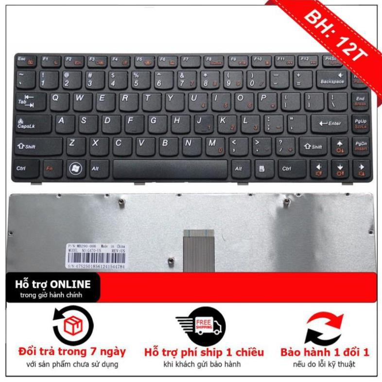 [BH12TH] Bàn Phím Laptop Lenovo Ideapaq G470 Z370 B470 G470AH G470GH G475 G490 G490 V470 V490 B490 Z490