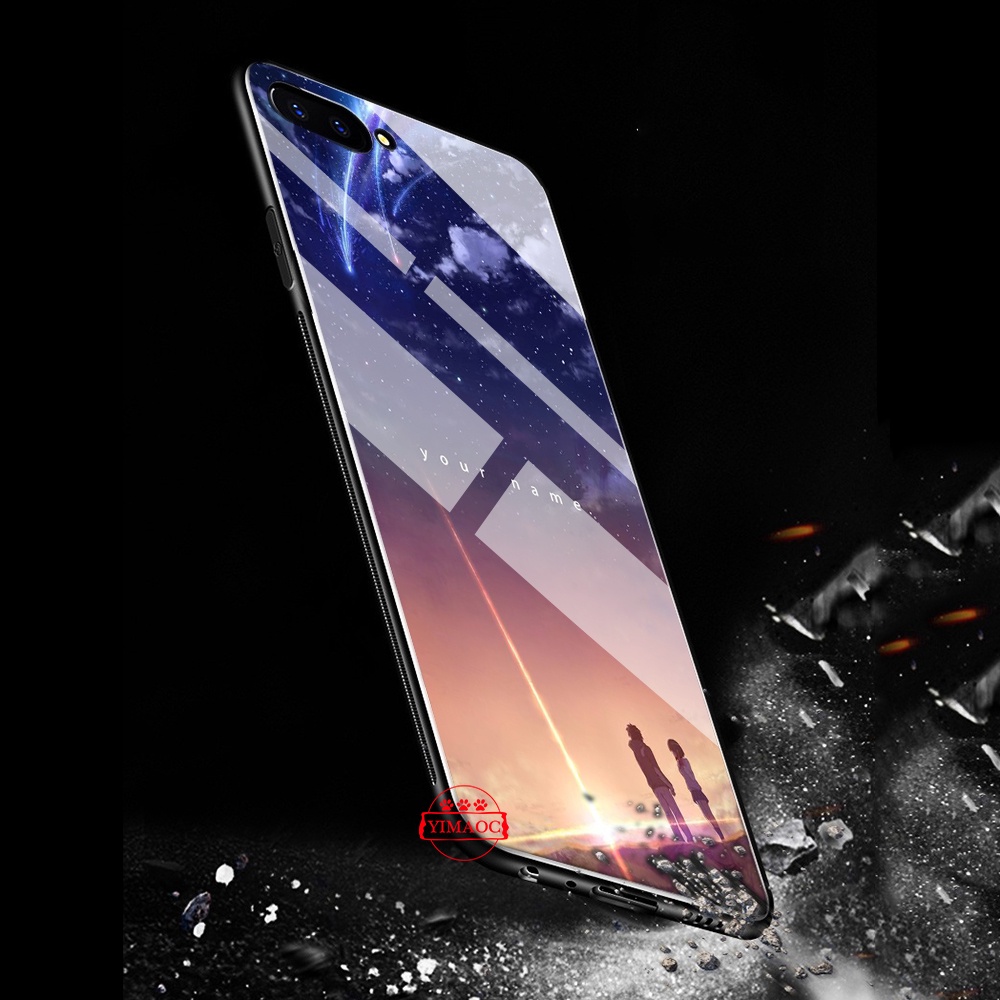 Ốp Điện Thoại Mặt Kính In Hình Anime Your Name 1 Cho Samsung A10 A20 A30 A40 A50 A60 A70 A51 A71 A81 Mã 125ypj