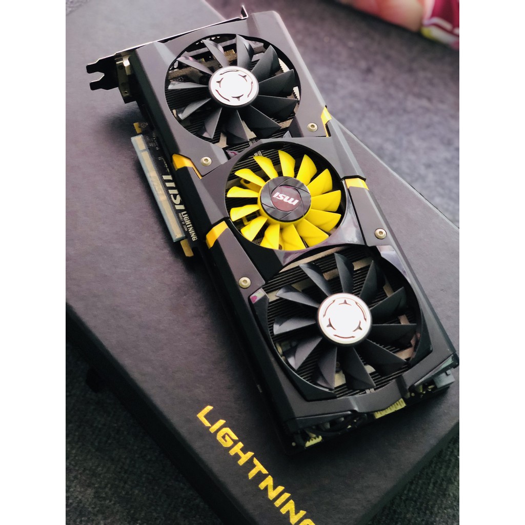 Card Đồ Họa MSI GTX 780 Lightning  3GB 384Bit GDDR5 (Mạnh tương đương GTX970/GTX1060 3GB)