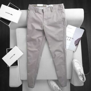 Quần kaki Lacoste dài dáng suông