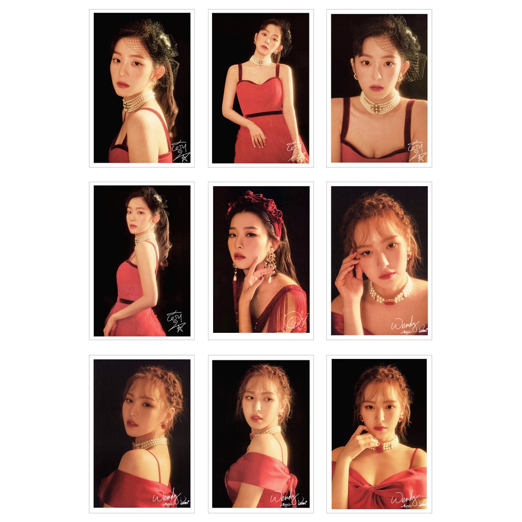 Lomo Card Ảnh RED VELVET - LA ROUGE ( 18 ảnh có chữ ký)