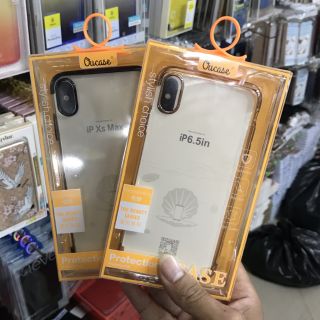 Ốp lưng dẻo VU viền màu iphone XS MAX 6.5 inch