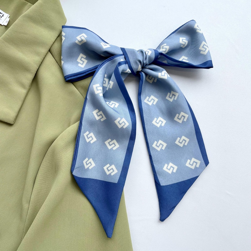 Khăn Lụa Satin Buộc Tóc Thắt Nơ Và Nơ Thời Trang Hàn Quốc Trang Trí Túi Xách