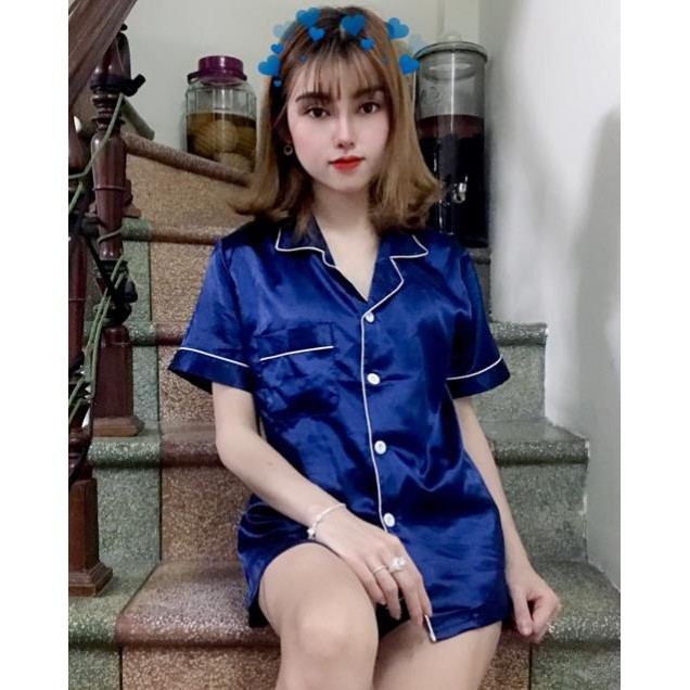 Đồ Bộ Pijama💖FREE SHIP💖Đồ Bộ Pijama Lụa Cao Cấp Màu Trơn Siêu Mềm Mịn Mẫu Mới Nhất 2020 | BigBuy360 - bigbuy360.vn