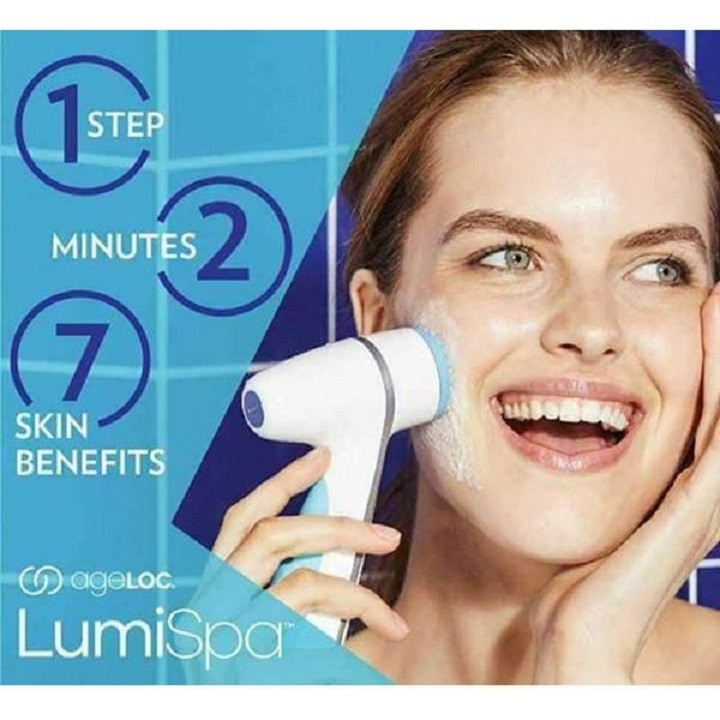 Máy Rửa Mặt Lumispa Nuskin - ĐẢM BẢO CHÍNH HÃNG (Hàng Công ty-Bảo Hành 1 Đổi 1)