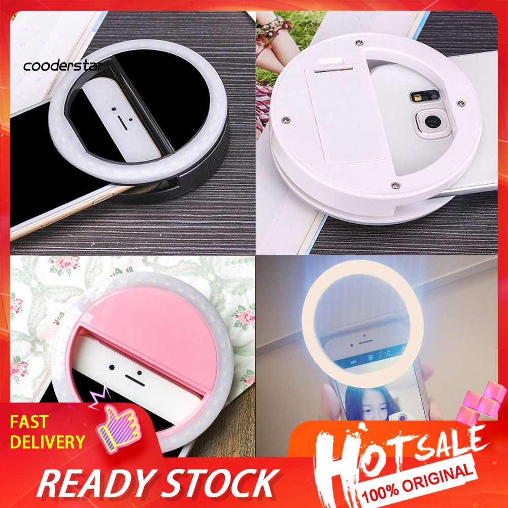 Đèn Led Kẹp Điện Thoại Dùng Chụp Ảnh Selfie