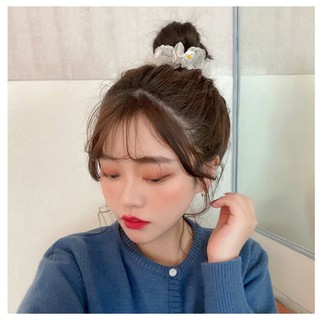 Dây Buộc Tóc Hoa Cúc Scrunchies