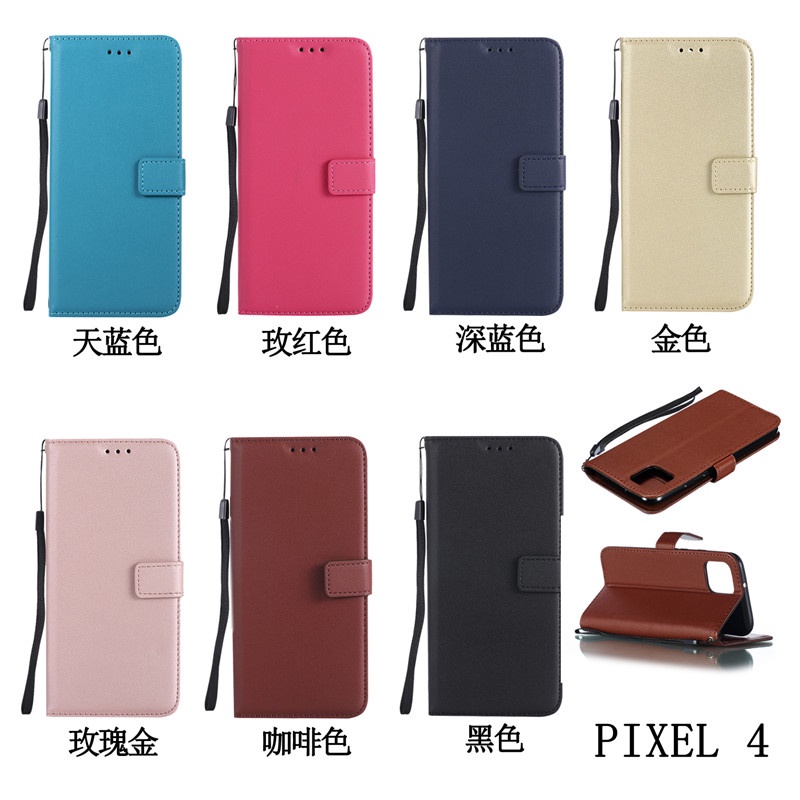 Ốp lưng da nắp gập thời trang có ngăn ví đựng thẻ tín dụng cho LG Pixel 2 4 XL