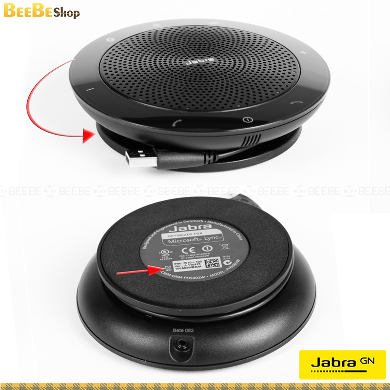 JABRA Speak 510 MS - Micro Họp Trực Tuyến Không Dây, Hỗ Trợ Bluetooth, Speakerphone [BẢO HÀNH 2 NĂM]