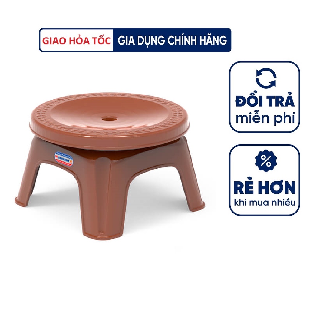 Ghế mini tròn nhựa Duy Tân (đủ màu)