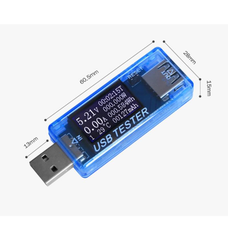 [Mã ELFLASH5 giảm 20K đơn 50K] Mạch kiểm tra điện áp và dòng điện USB test QC2.0-MX17-TH059