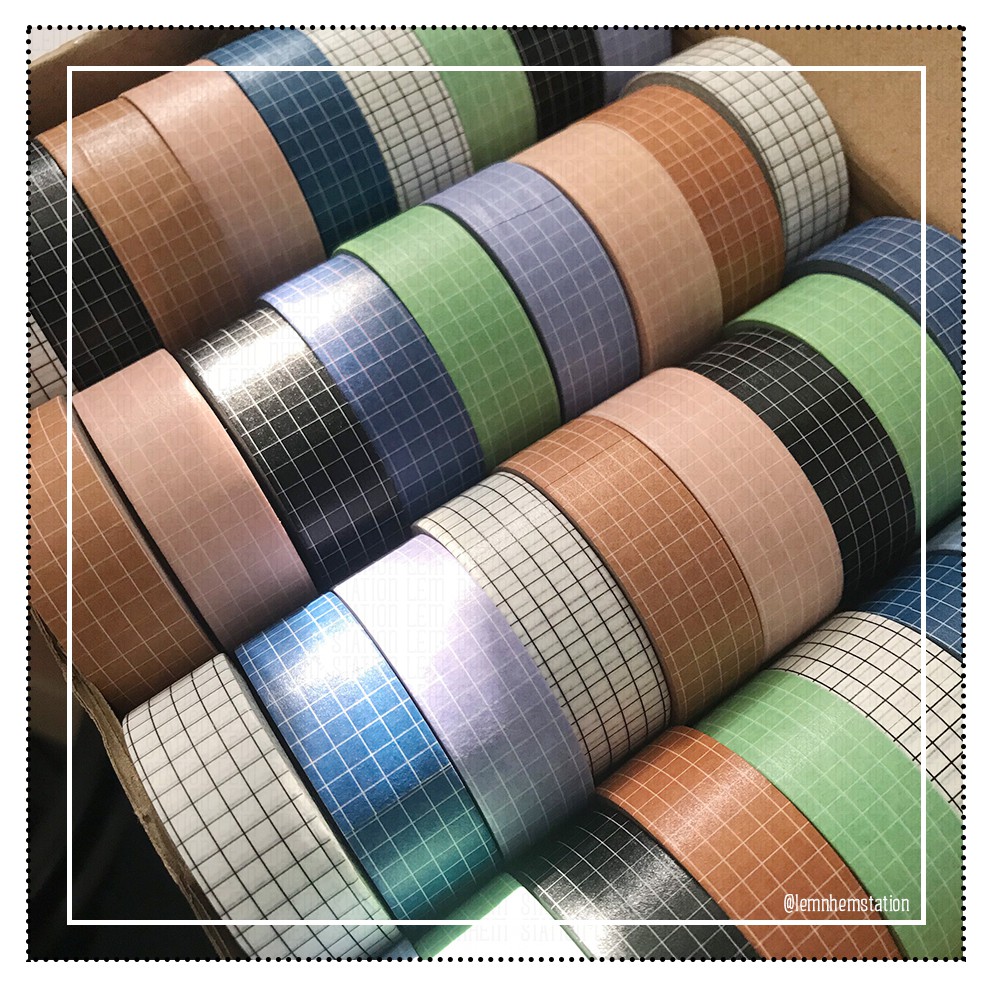 CUỘN BĂNG KEO WASHI TAPE CARO