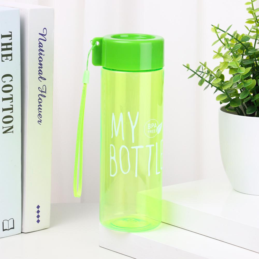 Bình Nước Thể Thao 500ML Bằng Nhựa Nhỏ Gọn Cho Nam Và Nữ