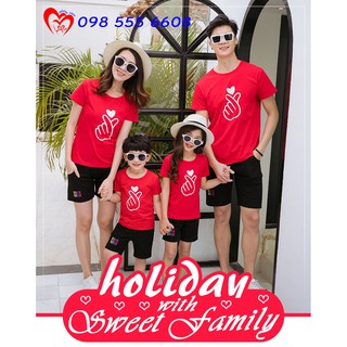 Bộ áo gia đình Holiday