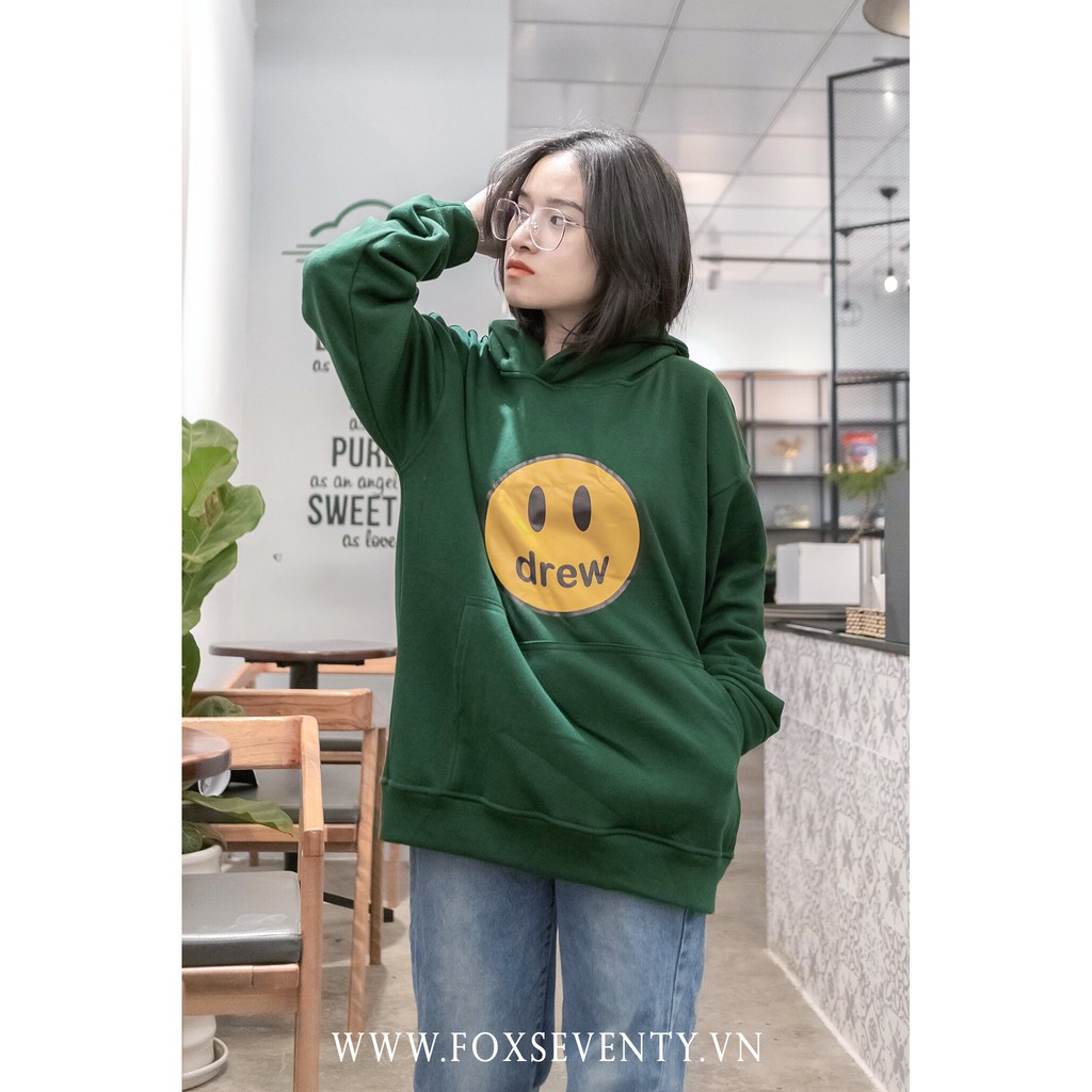 Áo hoodie nỉ cotton - Mã Donut xanh lá( Nam nữ đều mặc được )