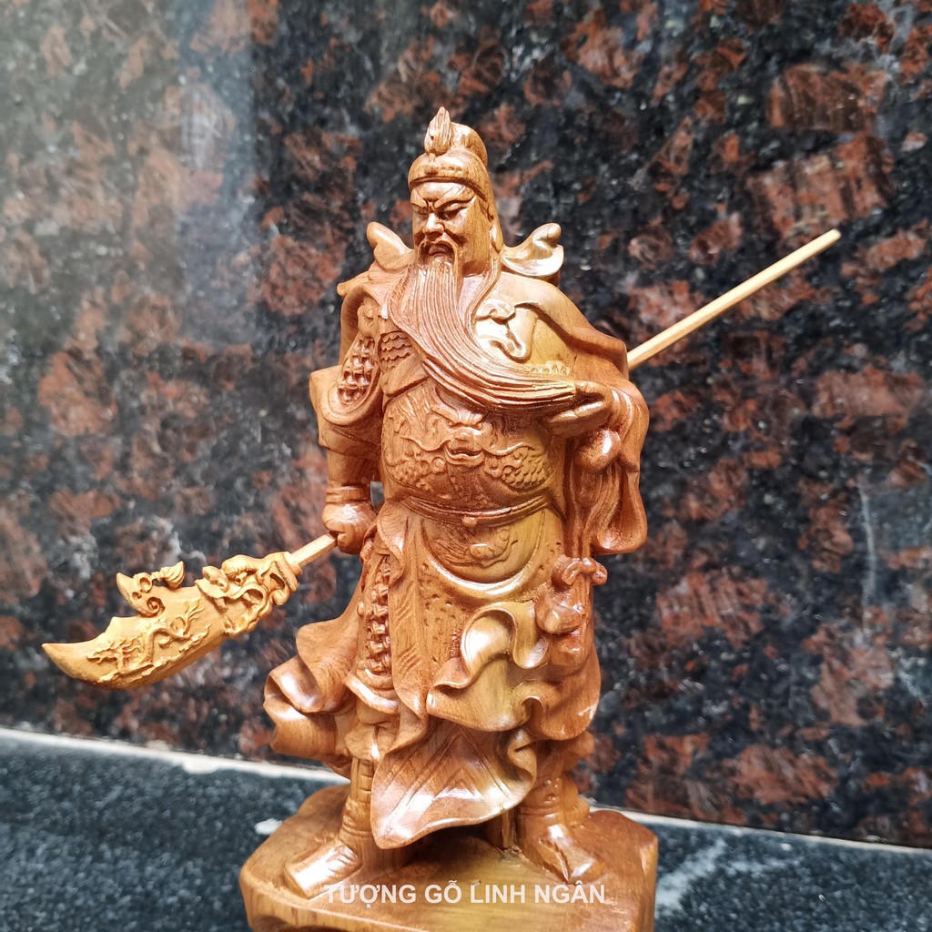 Tượng quan công quan vân trường gỗ bách xanh | BigBuy360 - bigbuy360.vn