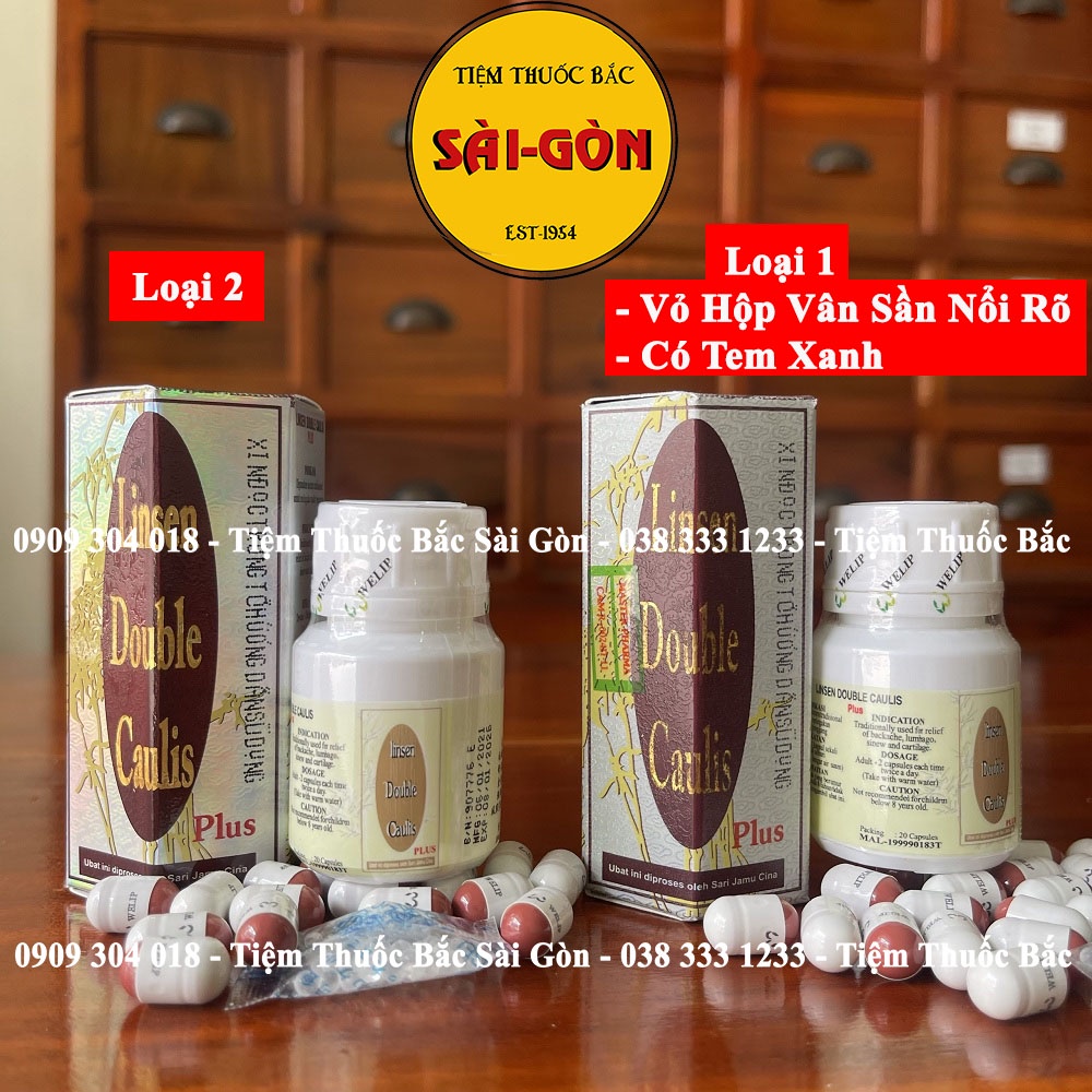Linh Tiên Song Đằng Tố Plus 20 Viên - Linsen Double Caulis - Tiệm Thuốc Bắc Sài Gòn
