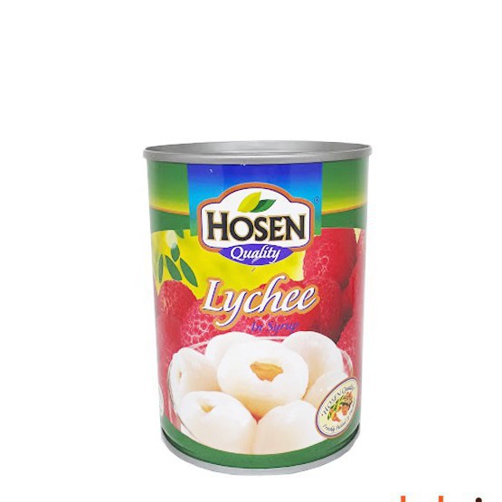 Vải Thiều Ngâm Hosen (Vải) Đóng Lon 565g