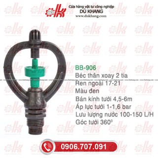 Béc tưới cây bb 906 rn 17 21