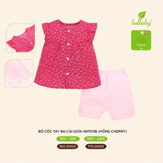 Bộ chữ A Cotton Poplin BG Lullaby 2020