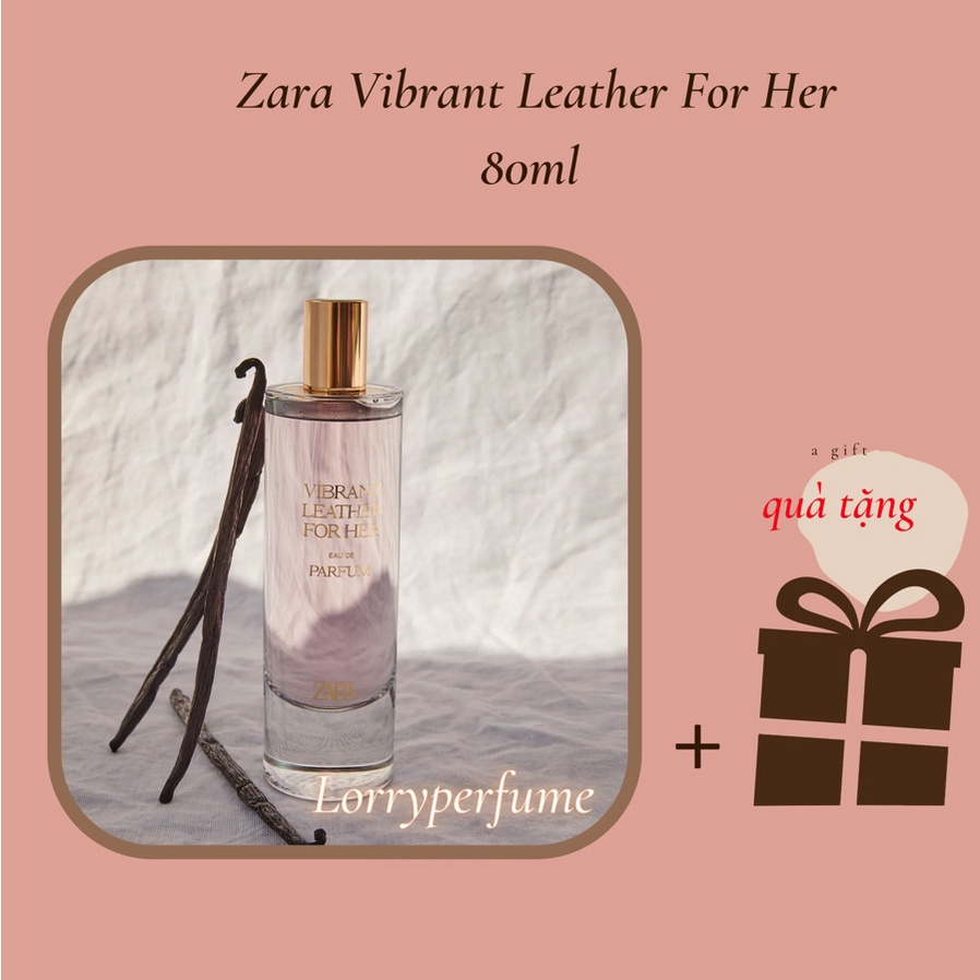 Nước hoa nữ Zara Vibrant Leather For Her EDP 80ml Chính Hãng