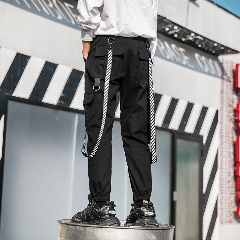 [ORDER] Quần jogger kèm dây off white có thể tháo box pant quần dài unisex oversize street style off-white