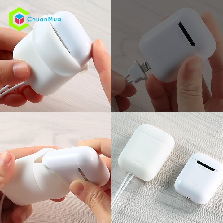 Case Ốp Tai Nghe Bluetooth Airpod Remax (bảo vệ, chống sốc, chống trầy,...) Vỏ Bao Đựng Airpod