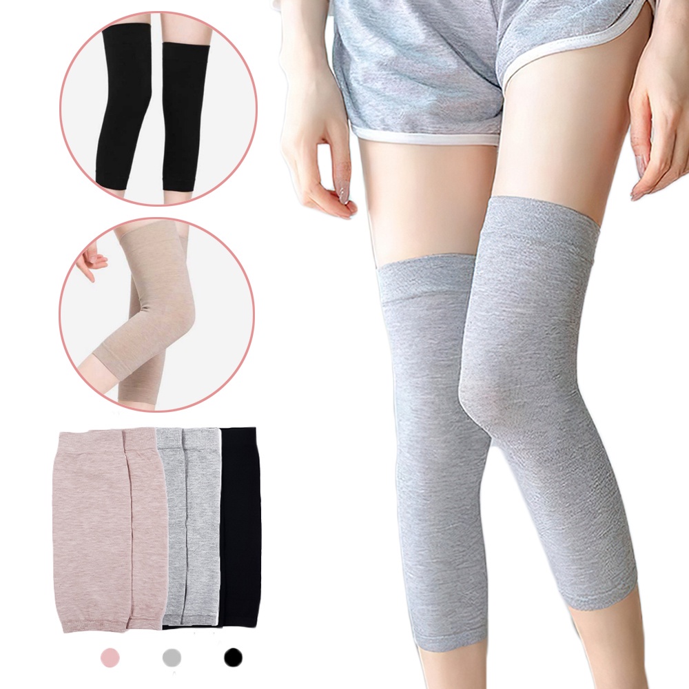 1 Cặp Đệm Bảo Vệ Đầu Gối Bằng Cotton Chống Ẩm Thoáng Khí