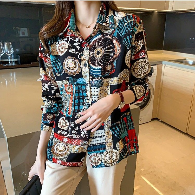 Áo Sơ Mi Tay Dài Phong Cách Vintage Mới 2022