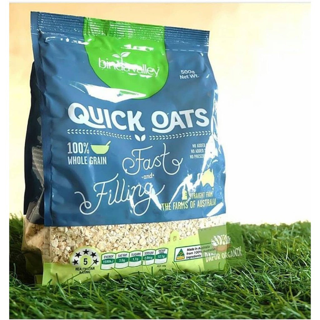 YẾN MẠCH ĂN LIỀN NHẬP KHẨU TỪ ÚC 500gr - Binda Valley Quick Oats 500g